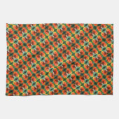 Dreamy Zinnia Flower Pattern    Geschirrtuch (Horizontal)