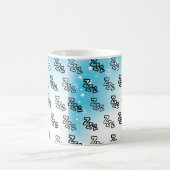 Dreamy Zzz Pattern Cushion Kaffeetasse (Mittel)