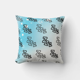Dreamy Zzz Pattern Cushion Kissen