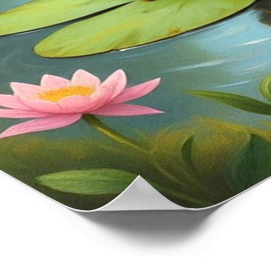 DreamyFrogWizard Poster (Ecke)