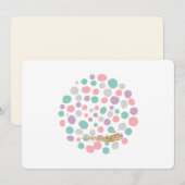 'DreamyPastels' Einladung (Vorne/Hinten)