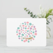 'DreamyPastels' Einladung (Stehend Vorderseite)