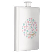 'DreamyPastels' Flachmann (Rechts)