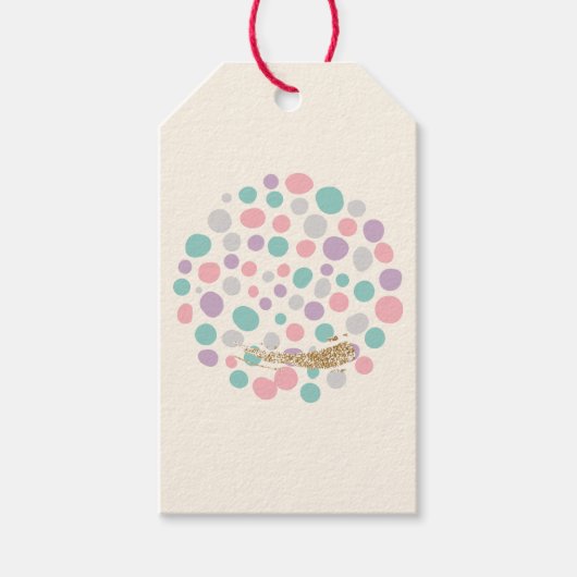 'DreamyPastels' Geschenkanhänger (Vorderseite)