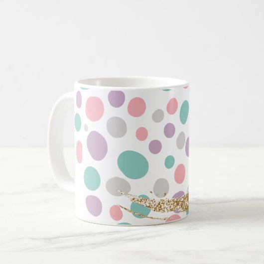 'DreamyPastels' Kaffeetasse (Vorderseite Links)