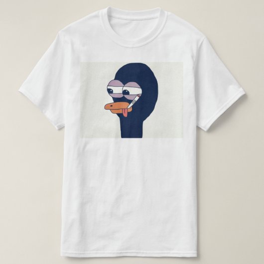 DreamySupply der rauchenden der weiße T - Shirt (Design vorne)