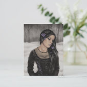 Dreary Winter Postcard Postkarte (Stehend Vorderseite)