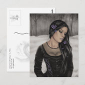Dreary Winter Postcard Postkarte (Vorne/Hinten)