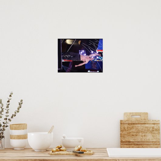 Drechsel Fist Pump Poster (Küche)