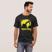 Dredger Heavy Equipment Excavator Operator I work T-Shirt (Vorne ganz)