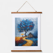 Dreem Wandteppich Mit Holzrahmen (Vorderseite)