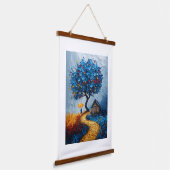 Dreem Wandteppich Mit Holzrahmen (Gewinkelt)