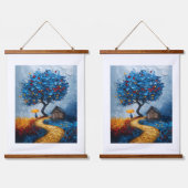 Dreem Wandteppich Mit Holzrahmen (Doppelt)