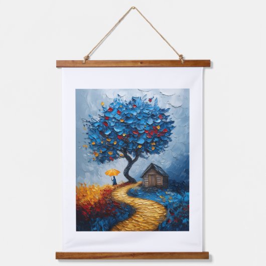 Dreem Wandteppich Mit Holzrahmen (Vorderseite 2)