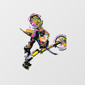 Dreh aus! - Freestyle Motocross Stunt Fensteraufkleber (Blatt)