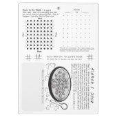 Dreh dafür! 5 in einem Gameboard Klemmbrett (Rückseite)