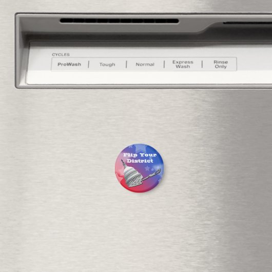 Dreh Deine District Vote 2026 Magnet (In Situ (Geschirrspüler))