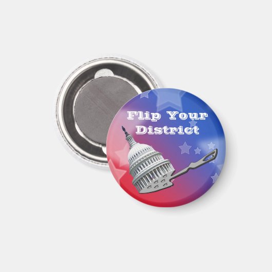 Dreh Deine District Vote 2026 Magnet (Vorderseite/Rückseite)