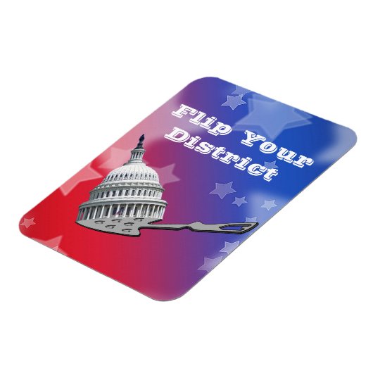 Dreh Deine District Vote 2026 Magnet (Linke Seite)