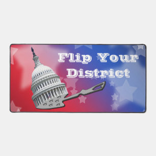 Dreh Deine District Vote 2026 Schreibtischunterlage