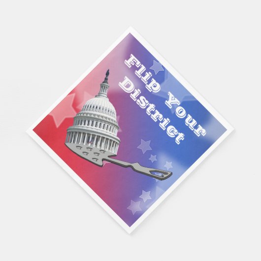 Dreh Deine District Vote 2026 Serviette (Ecke)