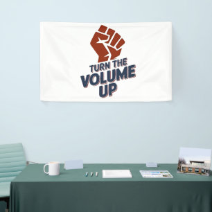 Dreh den Ton lauter Zohran NYC Haupt-Demokrat Banner