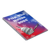 Dreh der Abstimmung im Plenum Blue 2024 Notizblock (Rechte Seite)