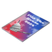 Dreh der Abstimmung im Plenum Blue 2024 Notizblock (Linke Seite)