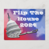 Dreh der Abstimmung im Plenum Blue 2024 Postkarte (Vorderseite)