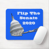 Dreh der Senatsabstimmung Blue 2020 Mousepad (Mit Mouse)