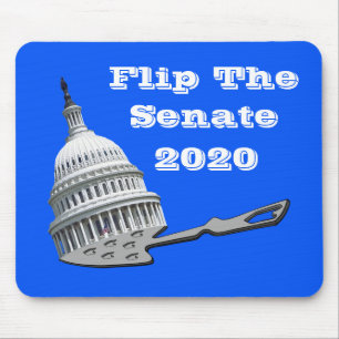 Dreh der Senatsabstimmung Blue 2020 Mousepad