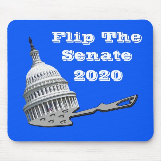 Dreh der Senatsabstimmung Blue 2020 Mousepad (Vorne)