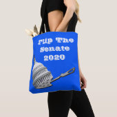 Dreh der Senatsabstimmung Blue 2020 Tasche (Von Nahem)