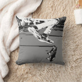 Dreh des Motherboards - Skateboarder, Round Clock Kissen (Decke)