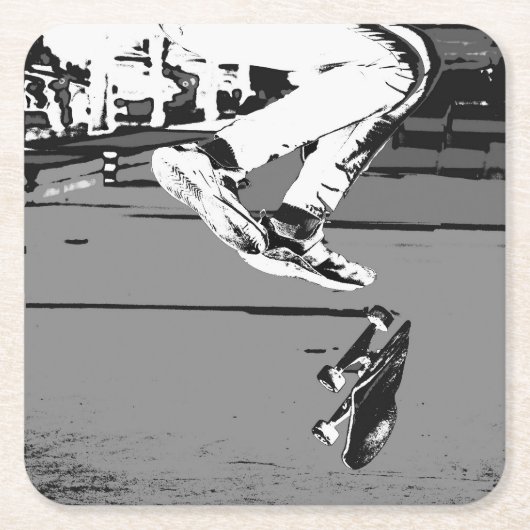 Dreh des Verwaltungsrats Rechteckiger Pappuntersetzer (Vorderseite)