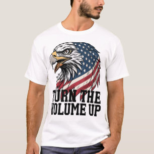 Dreh die Lautstärke hoch New York City American Ea T-Shirt