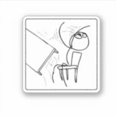 Dreh einer Tabellenstruktur Aufkleber (Vorderseite)