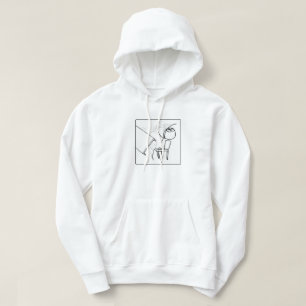 Dreh einer Tabellenstruktur Hoodie