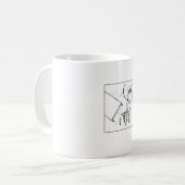 Dreh einer Tabellenstruktur Kaffeetasse (Vorderseite Links)