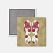 Dreh Flop Cherries Magnet (Vorderseite/Rückseite)