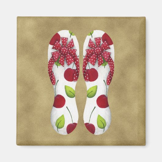 Dreh Flop Cherries Magnet (Vorne)