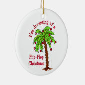 Dreh Flop Christmas Keramik Ornament (Rechts)