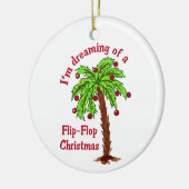 Dreh Flop Christmas Keramik Ornament (Links)