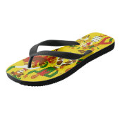 Dreh Flop Hoedown Badesandalen (Schrägansicht)