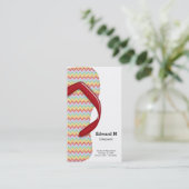 Dreh Flop Lifeguard Visitenkarte (Stehend Vorderseite)