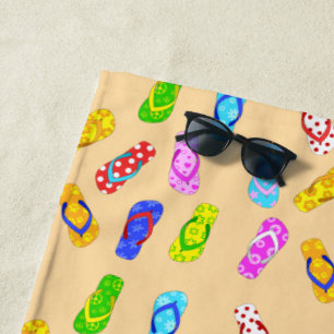 Dreh Flop Pattern Beach Handtuch