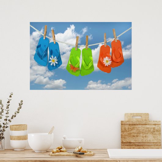 Dreh-Flop-Saison Poster (Küche)