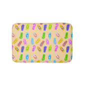 Dreh Flop Sandals Muster Niedlich Beach House Badematte (Vorderseite)