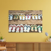 Dreh Flop Sandles Leinwanddruck (Insitu (Wohnzimmer))