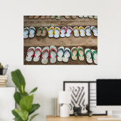 Dreh Flop Sandles Poster (Heimbüro)